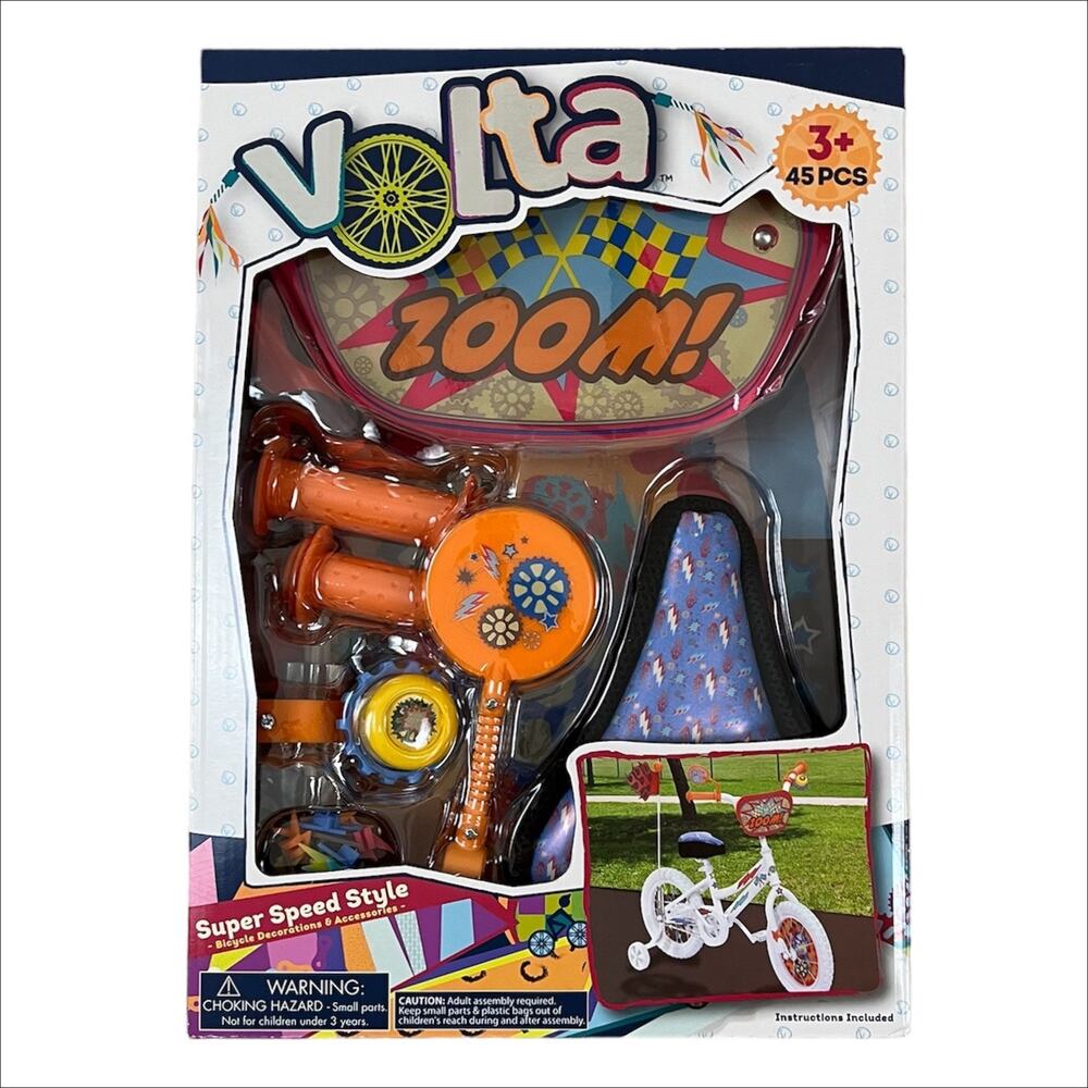 NIB Volta Super Speed Style Kids Bike Bicycle Decorations & Accessories